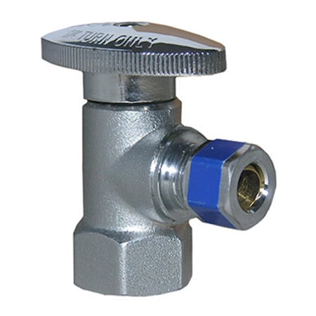 Larsen Supply Co 06-9201 0.5 Female Pipe Thread x 0.38 Angle Valve 123154